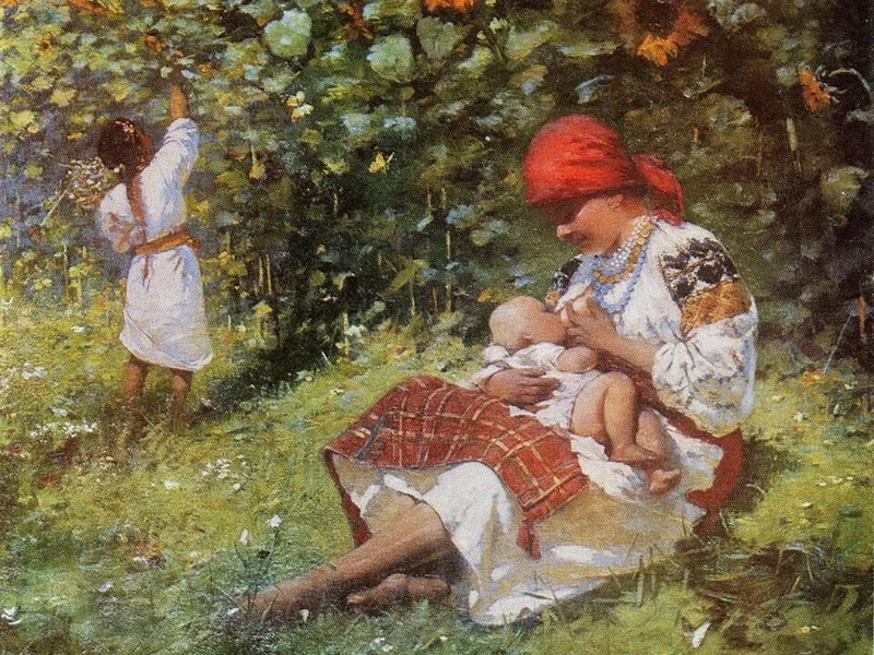 1865-Mykola Ivanovych Ivasyuk - Madre, 1908